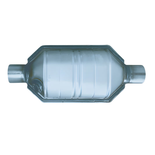 UNIVERSAL CERAMIC CATALYTIC CONVERTER - OVAL02 WITH SENSOR (EURO 4)