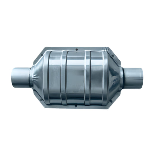 UNIVERSAL METALLIC CATALYTIC CONVERTER - EC OVAL METALLIC (EURO 4)